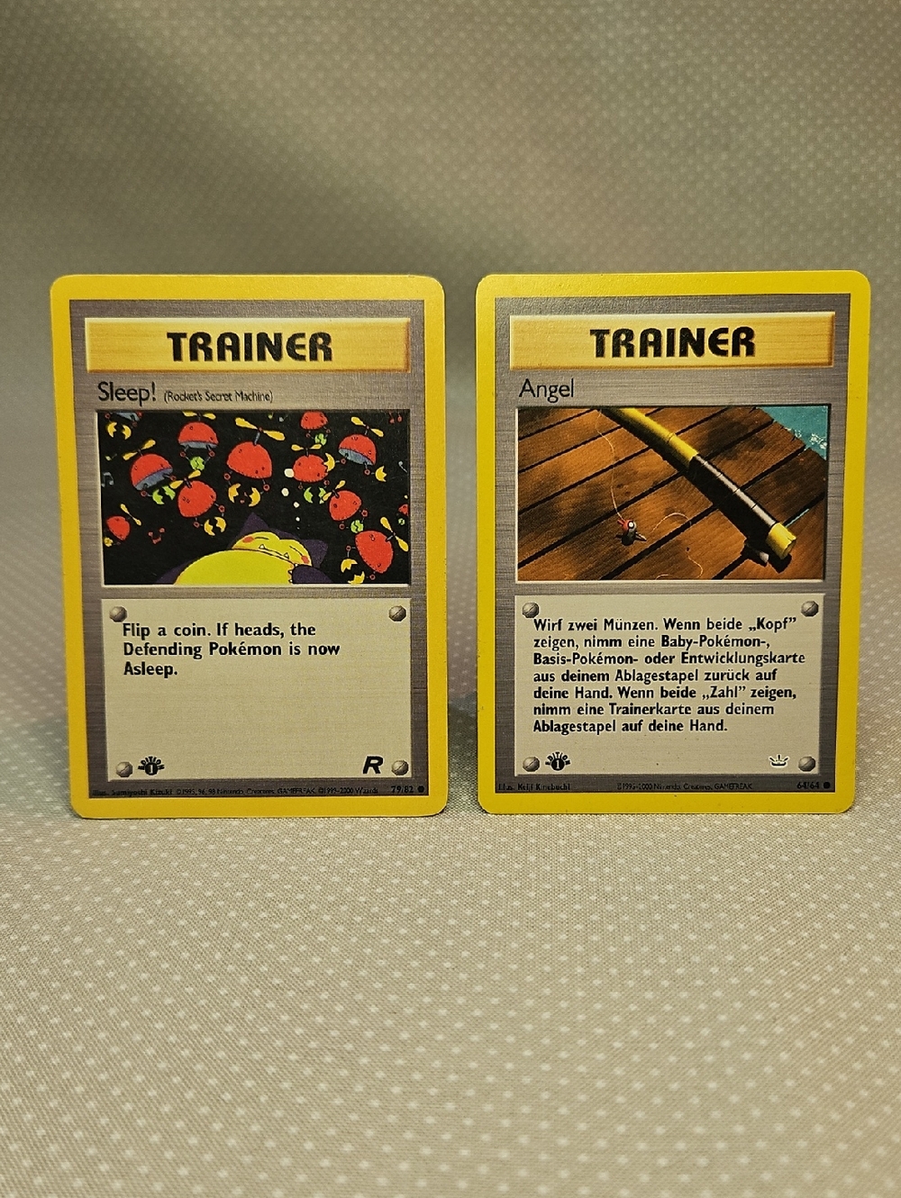 2000 Pokemon Team Rocket & Neo Revelation 1st Edition Trainers